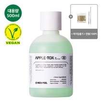대용량 풋사과 수분 영양 탄력 모공결토너 500ml+피지압출기+면봉 100P 피부관리 모공 피지 케어 / 피부 턴오버밸런스 맞춰주어 모공은 말끔 결은 매끈 수분은가득, 단품