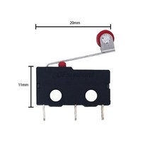 10pcs/lot Ultimaker 3d Printer Limit Switch 5A 1.47N micro SS-5GL, 02 SS-5GL With wheels