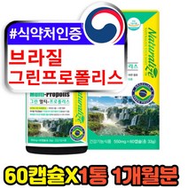 브라질 그린폴리스 아연 항산화 면역력 영양제 여성 플라보노이드 17mg 비타민 프로폴리스 초록 녹색 식약처인증 50대 60대 남성 성인 중년 장년 비염에좋은 추천