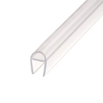 유리미닫이용 프로파일(8mm용) 2M _욕실 화장실 유리문 하부 부속 욕실부속 샤워부스부속 바람 물 막이 물받이 물튐방지 유리쫄대