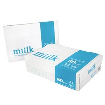 한국제지 밀크 A4 A3 복사용지, 250매, 밀크 A3 80g