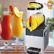 슬러시기계 10L 단일 실린더 음료 상업 눈 녹는 110V/220V 슬러시 차가운 디스펜서, 한개옵션0