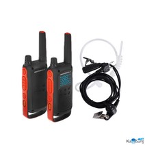 모토로라 생활무전기 T80EX T82 T82EX T92H2O 전용 고급 경호용이어폰 KUSUNG-301 국산