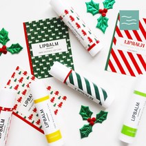 엄마가 만드는 호호바 듬뿍 영양 수제 립밤 만들기 KIT 키트_딸기향+크리스마스스티커, 딸기플레이버