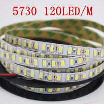 방송조명 유튜브 방송용 링라이트 촬영 조명 장비 제품 120led/m 5M led 스트립 SMD 5730 플렉서블 테이프 5630 방수 아님 화이트/웜 화이트 40 694EA 4, Cool white 7500K