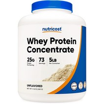 뉴트리코스트 웨이 프로틴 컨센트레이트(무맛) 5LBS, 단색, 무향