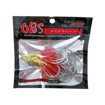 티저 10pcs 가시 더블/싱글 어시스트 후크 케블라 라인 바다 낚시 액세서리 지그 루어 후크 부식 해수 저항, hk027, 9-0, 10개