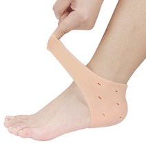 오키노피 닥터풋 실리콘 발뒤꿈치패드 각질제거 보습 통증완화 뒷꿈치 쿠션 풋케어, 닥터풋 실리콘패드 살색