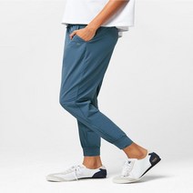 아키클래식 쾌적한 착용감 트리코트 에어쿨러 조거팬츠 남녀공용 AKALSU325 더치블루