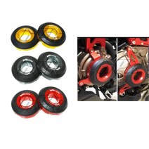비키오토 혼다 CB650R 19-22 23년 CBR650R 19년 엔진슬라이더 가드 튜닝 커버, 레드, 1개