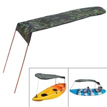 어닝천막 카약 보트 햇빛 가리개 풍선 텐트 낚시 천막 상단 커버 캐노피 비 보호, 01 Camouflage