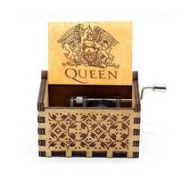 오르골무드등 손으로 조각한 핸드 크랭크 뮤직 박스 타이타닉 마음은 발렌타인 데이 선물 생일, queen
