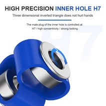 등속조인트 커플러 CHBG-LS D23L32 8 글꼴 인코더 샤프트 커플 링 더블 루프 유연한 알루미늄 CNC 3D 프린터 서보 모터 범용 조인트, [07] 4mmX4mm