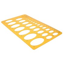 Utoolmart Circle Template Plexiglass and Oval Templates Measuring Templates Rulers Digital Drawin