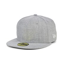 New Era 뉴에라 블랭크 커스텀 59 피프티 핏 플랫 빌 캡 브라운