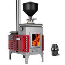 유진 펠렛 난로 40형 고급 안전망 장착 110mm 연통 호환 펠릿 펜션 전원주택 난방 용품, 펠렛난로(40형)(S025-K)