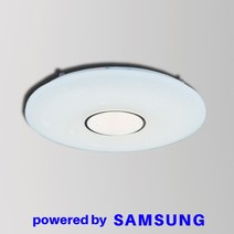 새론조명 LED 방등 거실등 크리스탈 원형 삼성칩 플리커프리 국산 KC인증 60W 천장등