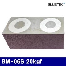 블루텍 마그네틱홀더 BM-06S 20kgf 20x60x25mm M6x10 (1EA) 절삭 초경 공작 마그네틱 마그네틱베이스 블루텍 공구, 1