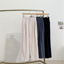 두노 롱 와이드 슬랙스 데일리 사계절 심플 여성의류