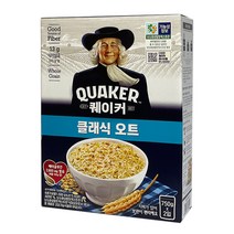퀘이커 클래식 오트 1.5kg (750g x 2) 오트밀 코스트코 귀리 씨리얼, 1개