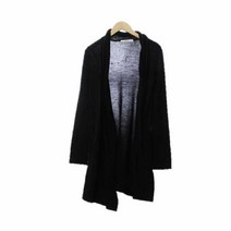꼼뜨와데꼬또니에 comptoirdescotonniers 블랙 오픈형롱가디건 여자 XS 4172