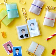 미니 앨범 키치 키링(트윙클 색상)(증명사진 크기로 아이돌 굿즈/졸업앨범 만들기), 04 트윙클 옐로우, 04 트윙클 옐로우