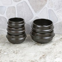 경산세라믹 초강도내열 무흡수 쇠돌이 직화 뚝빼기 업소용 식당용 내열도자기 계란찜 토기 찌개솥 모음 도매, 1개, 3호