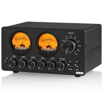 Douk Audio EQ5 PRO 미니 5밴드 EQ 이퀄라이저 블루투스 수신기 스테레오 오디오 프리앰프( VU 미터 )