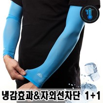 로베노 여름 uv차단 팔토시 1+1, 베이지, 네이비