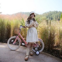 엘도라20핑크 도쿄나인 어린이자전거 8세 9세 10세 보조바퀴까지 완벽무료조립 바구니무료, 보조바퀴 조립후 스탠드 따로 구매