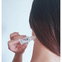 아로마 오일 롤온 멘톨 페퍼민트 천연 에센셜 비염 코막힘 졸음방지, 10개, 10ml