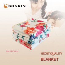 캠핑용 가정용 전기히터 SOARIN 전기 담요 가열 220v 봉제 Couverture Chauffante Electrique 매트리스, 02 140X110cm
