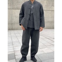 [남성누빔개량한복] 40년 전통의 온고지신 생활한복 겨울용 누비 3피스 (개량한복)