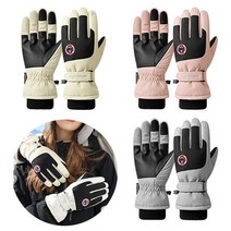 겨울글러브 SK스키장갑28 실리콘 방수방풍효과/ 보온장갑/ 논슨립+스마트터치/, SK28스키장갑 아이보리XL