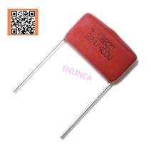 DIP CBB 폴리프로필렌 필름 캐패시터 400V 0.82UF 824J 5% 피치 15mm 5 개, 한개옵션0