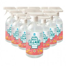 향기나는 다용도 손소독제 에브링스 스프레이 500ml 10개 살균소독제+탈취제 겸용 에탄올70% 의약외품 당일, 상세페이지 참조