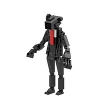 고양이 밥그릇 강아지 식기 물그릇 Skibidi 화장실 남자 대 모니터 빌딩 블록 오디오 및 카메라 DIY 장난감 어린이 크리스마스 생일 선물 1 개 3 5, [01] A