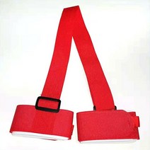 스키스트랩 스키 숄더 스트랩 핸드 헬드 더블 스노우 보드 나일론 조정 가능한 다기능 벨트 핸들 캐리어, [02] red