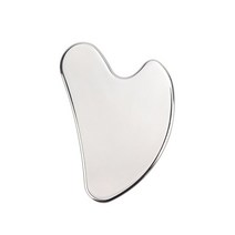 쿨링마사지기 페이스 얼굴 마사지 쿨링 롤러 스테인레스 스틸 스크레이퍼 Gua Sha 도구 리프트 노화 방지 피부 강화 냉각 금속 윤곽 붓기 감소, [01] 은