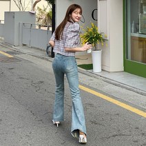 떳다그녀 올젯 구제 부츠컷 데님 팬츠