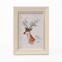 빌한슨 청첩장액자 포토테이블 아기 엔틱 액자 4x6