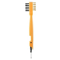 실내화목난로 벽난로 굴뚝 연통청소 브러쉬 1pc 쿡탑 청소 브러시 주방 듀얼 헤드 브러시 스토브 상단 싱크, 01 Orange