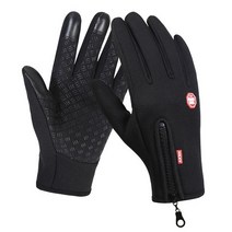 얇은발열장갑 등산벙어리 패팅 오프핑거 등산용Winter Warm Gloves Touchscreen Cold Weather Driving Glov, 02 Black_04 XL