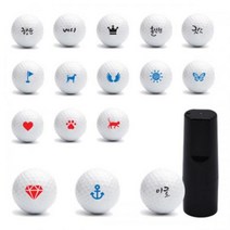 브라더스골프 골프볼 스탬프 골프공 스탬프 27종, 스탬프선택 : 트로피r