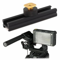 핫슈 슬라이딩 레일 스트로보 모니터 펜탁스 액션캠카메라 슬라이더 LED라이트 니콘 마이크 플래시 스트로보 DSLR 소니 거치대, 본상품