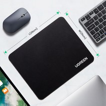 fps마우스장패드 키보드히팅 사무실손시려움 손난로 난로 매직 열선UGREEN 패드 매트 26*21cm 미끄럼 Valor, 01 Black_01 26x21 cm