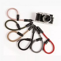 벨트 숄더 호환 카메라 스트랩 나일론 디지털 손목 그립 Paracord 꼰 팔찌 후지 X-T20 X-T1 X-T2 X-E3 X-T10 X-H1 X-A2, Rose gold