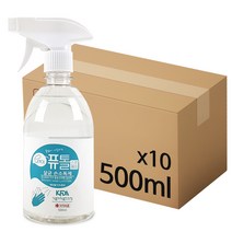 크로바 퓨톨 뿌리는 손소독제 살균소독제 500ml x 10, 단품