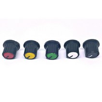 RV1601 신형1 손잡이 볼륨노브 가변저항 손잡이, RED, 1개