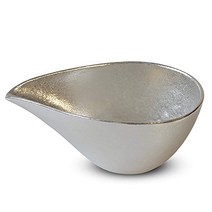 能作 片口 - 소 일본제 H5.4cm W13.3cm D7.3cm 약 150cc 케이스 입 주석 100% 501220용기 술